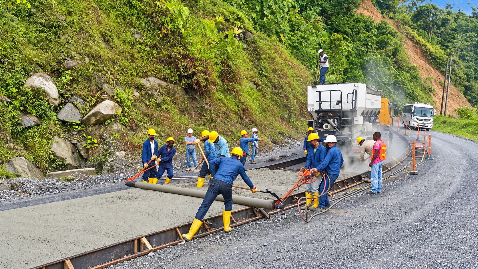 Pavimento rígido en concreto MR